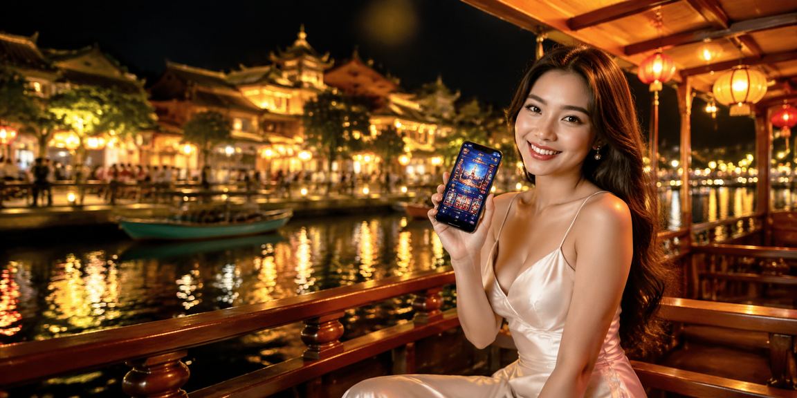 Không gian chợ đêm Huế minh họa người dùng theo dõi kèo esports
